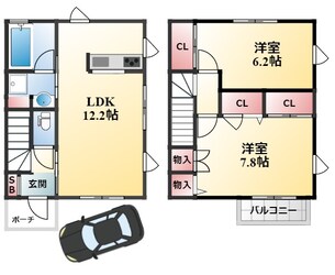 （仮称）豊中市上野西３丁目ＰＪの物件間取画像